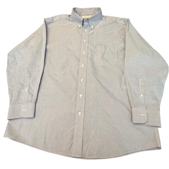 Roundtree & Yorke Other - Roundtree & Yorke Gold Label Fitted Non-Iron Oxford Shirt Blue 17 33 Mens